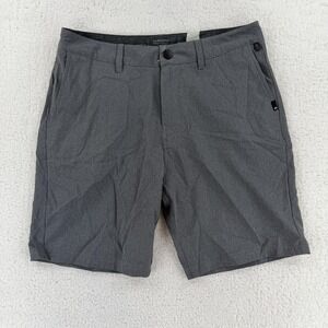 Quiksilver Amphibian Shorts Mens 31 Gray Chino Walkshort Quick Dry Stretch